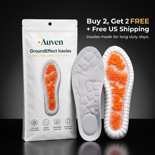GroundEffect Insoles by Auven - Buy 2, Get 2 Free plus free US shipping